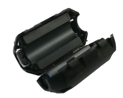 A snap-on ferrite choke.
